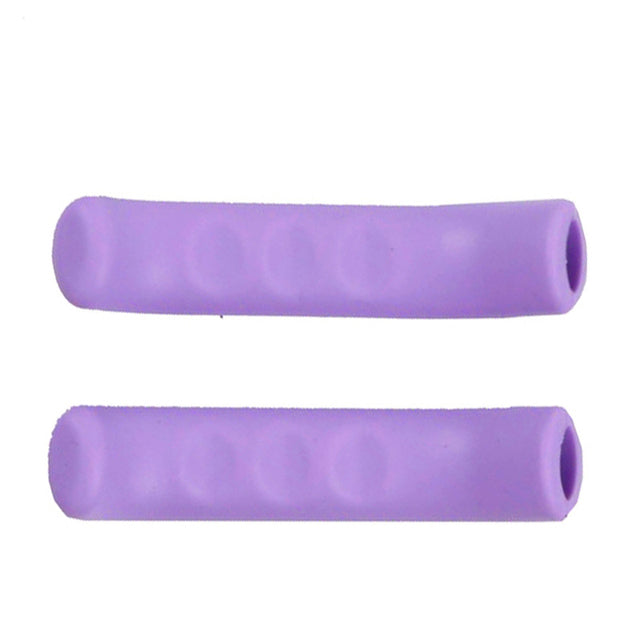 2pcs Black Bicycle Grips Bicycle Brake Handle Silicone Cover Mountain Bike Protective Rubber Handlebar Grips Cover Bicycle Accessories Durable Bike Bicycle MTB Brake Handle Soft Silicone Sleeve Brake Lever Protection Cover