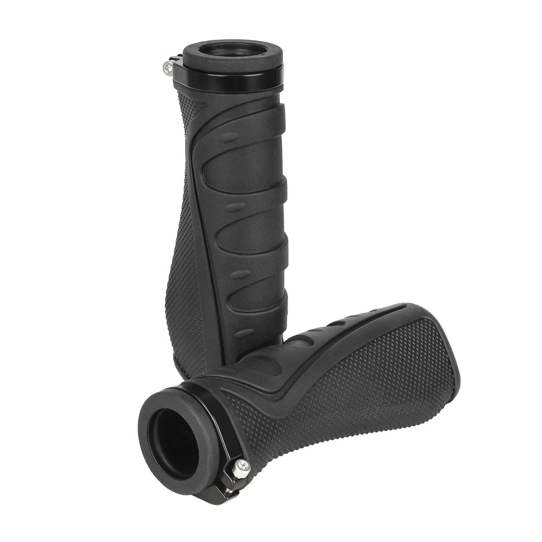Black 1 Pair Of Mountain Bike Shock-Absorbing And Anti Slip Handle Cover With Locking Ring Durable Grip 22mm Tube Shock-Absorbing And Anti Slip Handle Cover For Mountain Bike Inokim Ox Oxo Zero 8x 10x 11x Kugoo m4 Pro g-Booster Electric Scooter