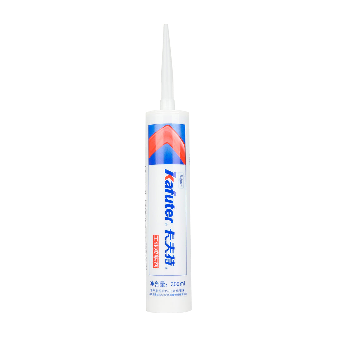 Kafuter K-704NB Nero 300ml Sigillante Denso Resistente alle Alte Temperature Silicone Adesivo Industriale K-704B Gomma Siliconica Nera e Bianca Trasparente Colla Isolante Utensili
