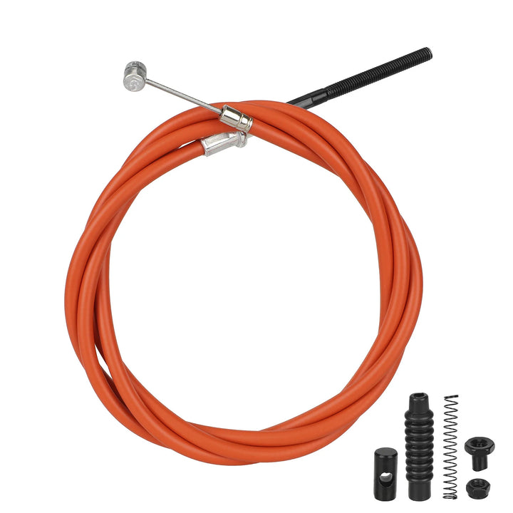 Cavo Freno A Tamburo Arancione per Monopattino Elettrico Xiaomi 5/5 Pro/5 Max/5 Plus, Cavo Freno Anteriore 141 cm Linea Freno Anteriore a Tamburo