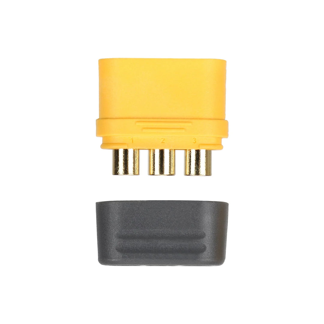 Amass MR60 Male Model Aircraft Plug 3Pin MR60 Male Model Aircraft Power Battery ESC 30A High Current Connector Cable