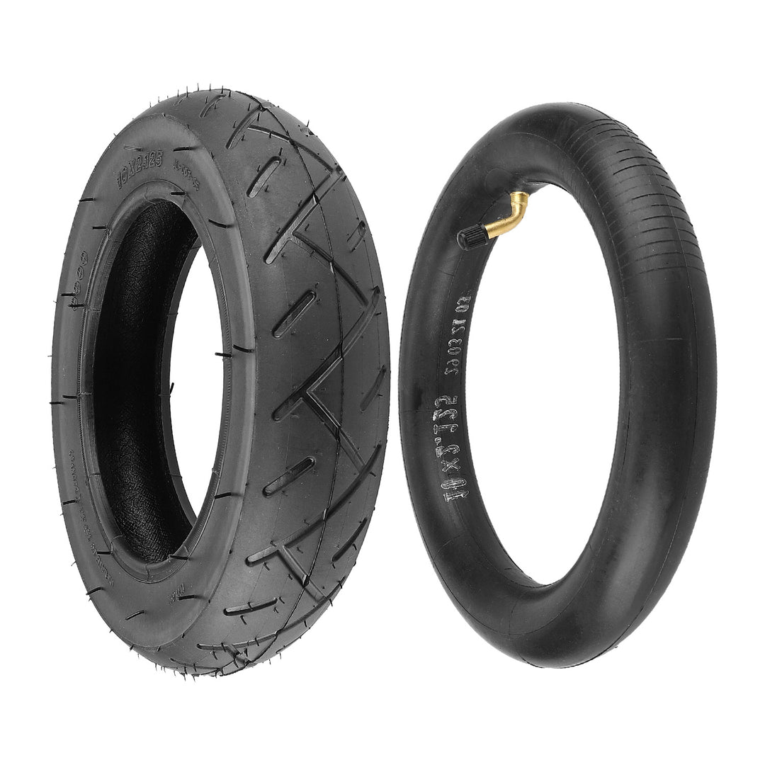 10*2.125 Inner Tube and Tire for 10 Inch Electric Scooters Balance 10*2.125 Wheel with 10*2.125 Camera 10x2.125 Electric Scooter Tire and Inner Tube Suitable for 10 Inch Wheel Tire Replacement Wheel with 0° Valve Core