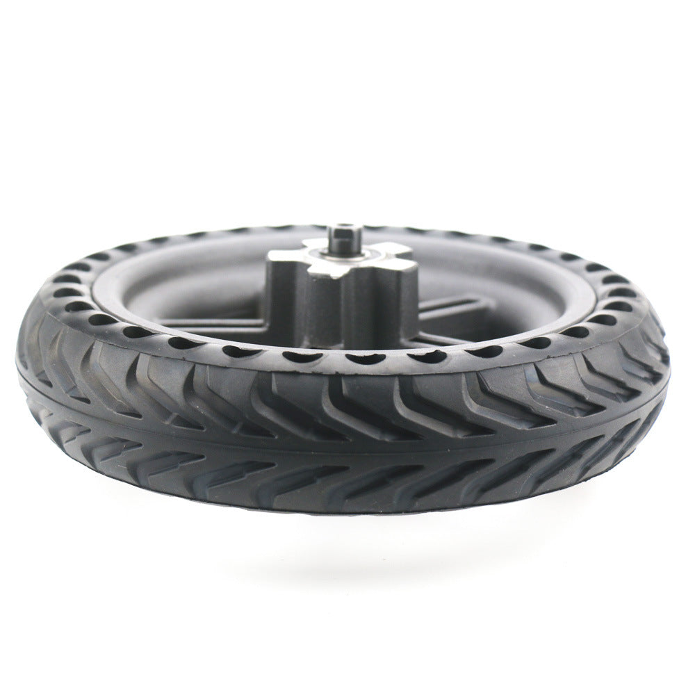 Cerchione ruota 8 1/2*2 con gomma piena per monopattino Xiaomi M365 1S Ruota e pneumatico integrati Cerchione originale a 5 fori con gomma piena a nido d&