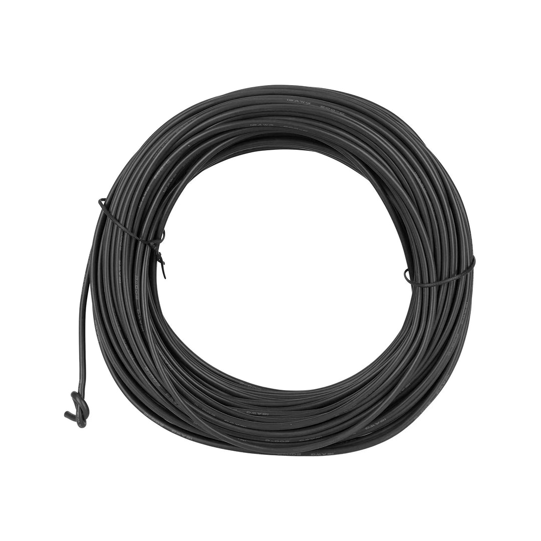 Cavo Solare in Silicone Nero 16AWG Extra Morbido Alta Temperatura 30m Flessibile Prolunga in Rame Stagnato Cavo Batteria DC Sistema Pannello Fotovoltaico