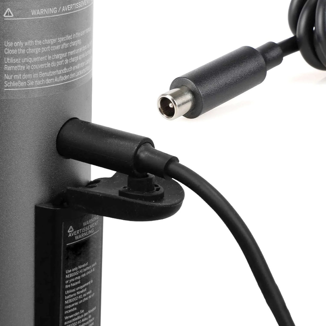 Original Charger Adapter EU Plug for Segway Ninebot Max G30 Electric Scooter 36V 42V 1.7A Domestic Original Charger Device Power Charger Adapter for Ninebot MAX G2 G30LP F65 F40 F30 F20 D28 D40 ES2 ES4 E22 E45 for 36V Lithium Battery Charger Scooter Parts