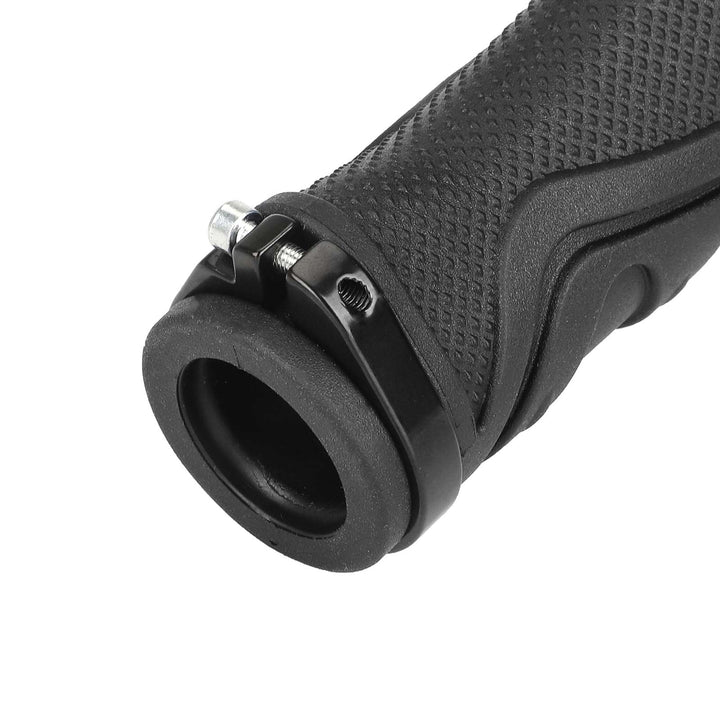 Black 1 Pair Of Mountain Bike Shock-Absorbing And Anti Slip Handle Cover With Locking Ring Durable Grip 22mm Tube Shock-Absorbing And Anti Slip Handle Cover For Mountain Bike Inokim Ox Oxo Zero 8x 10x 11x Kugoo m4 Pro g-Booster Electric Scooter