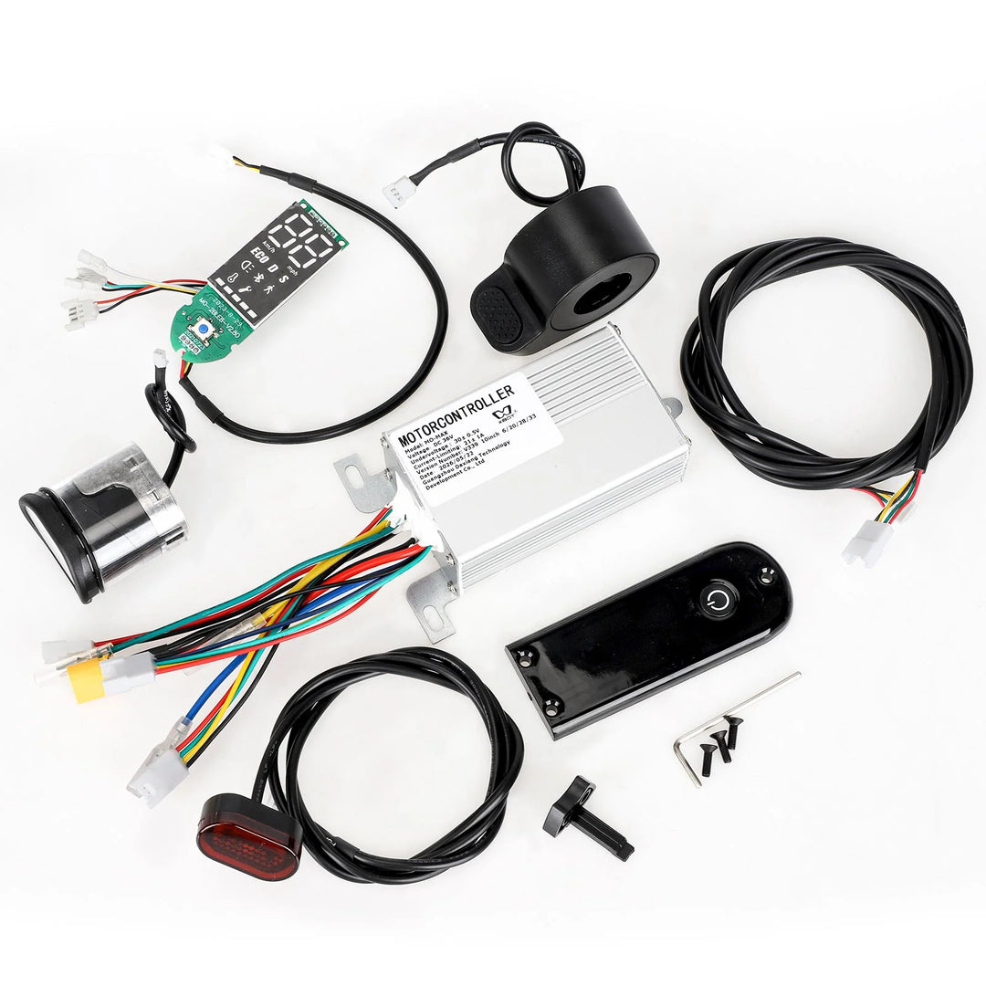 Xbot T3P-C 36V G30 Max ControllerMotherboard Set with Display Taillight Throttle Front Light Display Cover for Monorim Electric Scooter Electric Scooter Controller Set Bluetooth Version Digital Display Instrument Complete Set