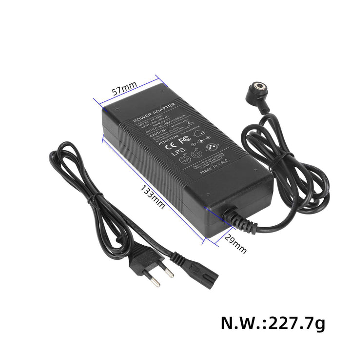 Caricabatterie magnetico 18V~42V2A, standard europeo, adattatore di alimentazione 36V 2A per monopattino elettrico Xiaomi 4 Pro, parti del caricabatterie