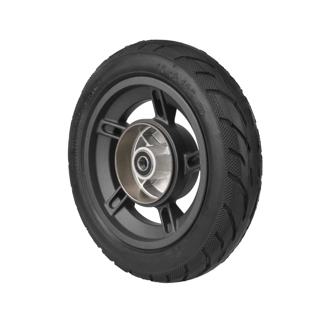 Original Rim for Xiaomi 4 lite(2nd Gen) Scooter Xiaomi 6 Lite with 10*2.125 Tire 10 Inch Hub Wheel Front Wheel Aluminum Alloy Assembly Parts Complete Front Wheel Assembly