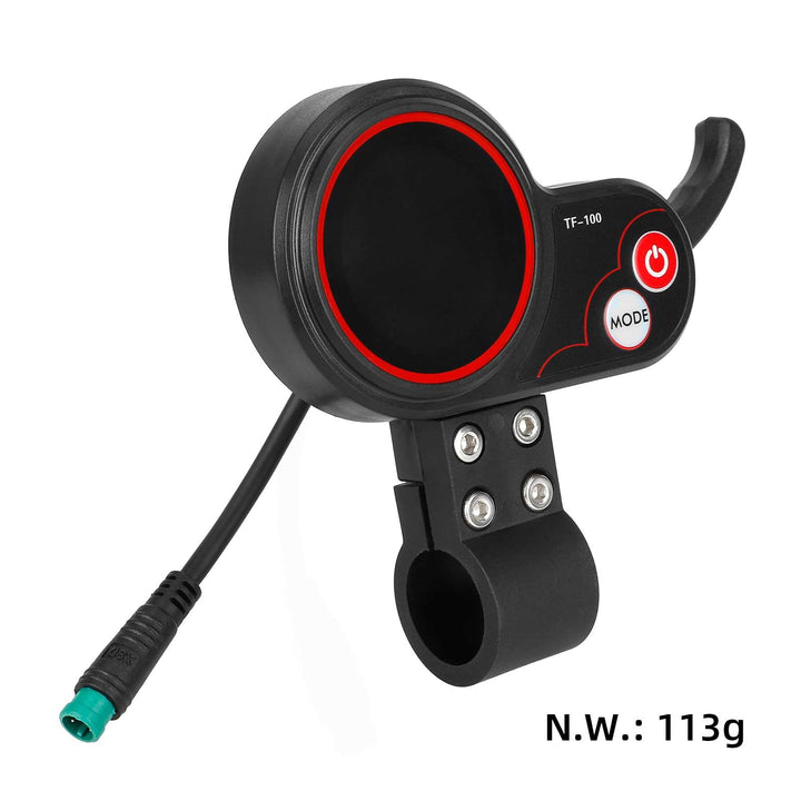 Interruttore display TF-100 nero 36-48V con 5 pin per KUGOO M4 Scooter Elettrico, display integrato nel controller dell&