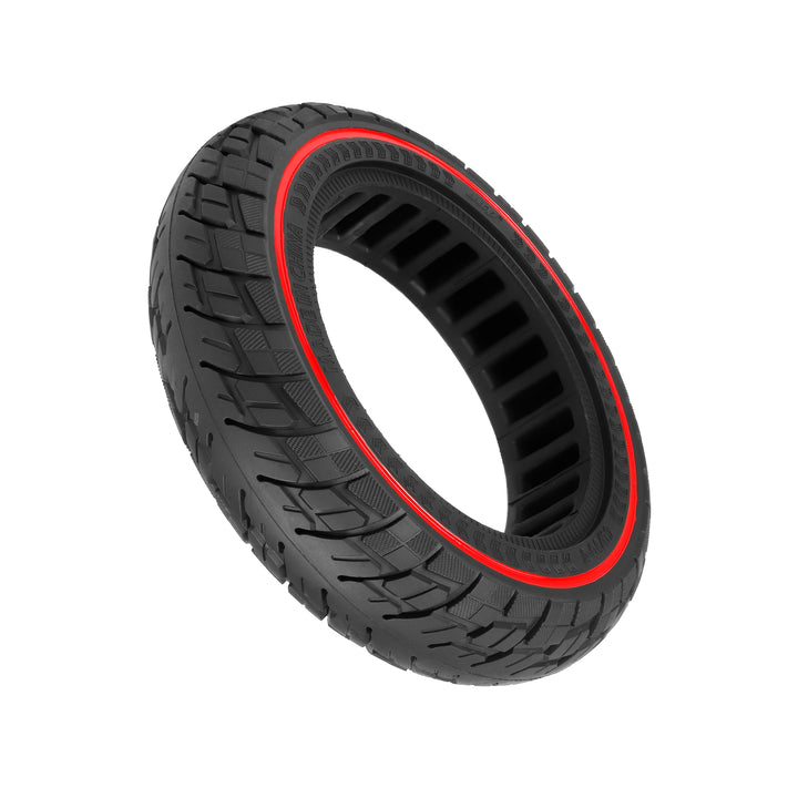 Ulip 60/70-7.0 Solid Tire with Red Circle for Xiaomi 4 Pro 4 Pro Max Scooters 10 Inch 60/70-7.0 Off-Road Solid Tire without Inflation Puncture-proof Tyre for Xiaomi Mi 4 PRO Tires Electric Scooter Parts
