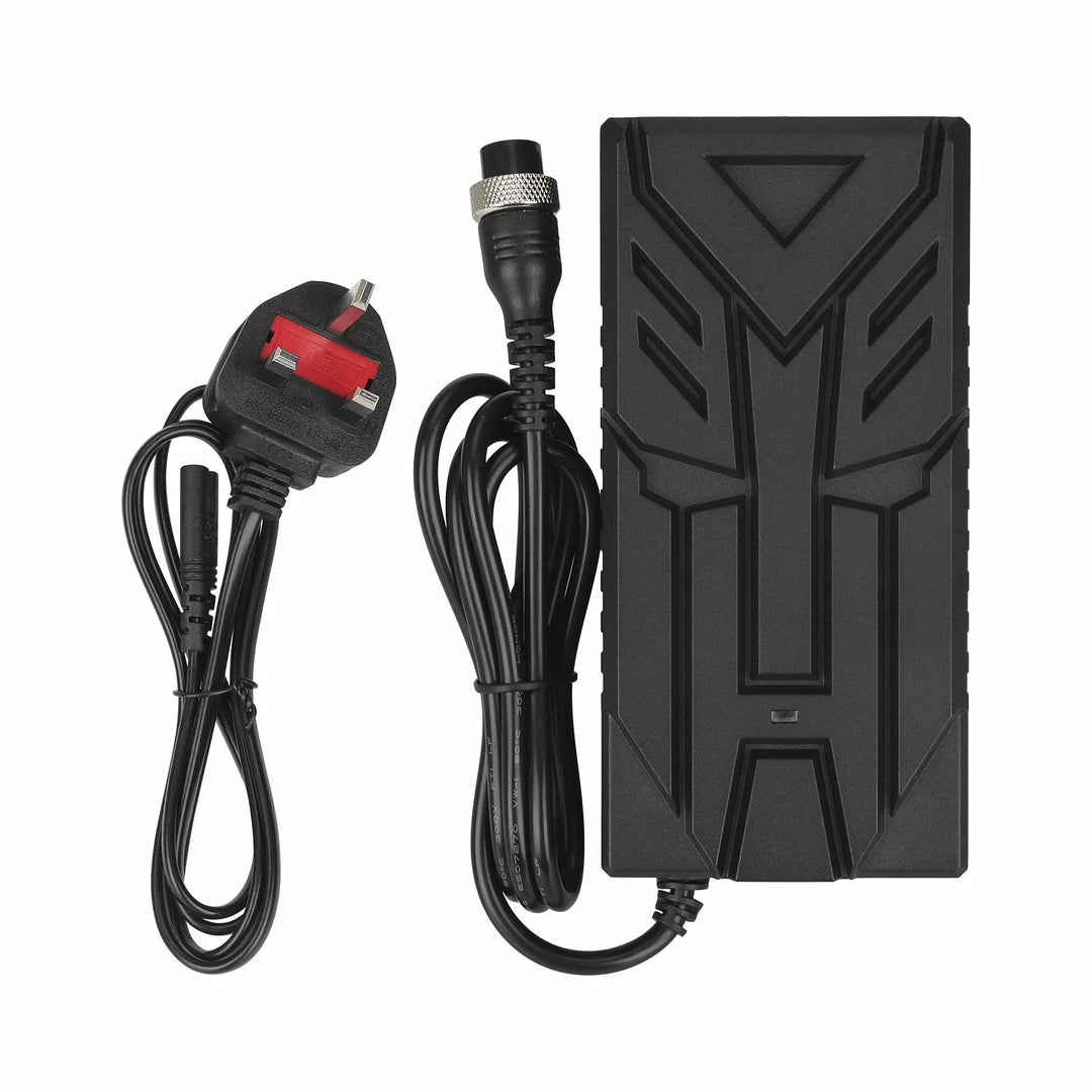 Ulip 42V~58.8V 3A GX16 Head Over Certified Charger EU Plug with CE And FCC Certification for 48V To 58.8C And 52C To 58.8C Chargers Li-ion Battery Pack Charger Power Adapte Input 100-240V 48V 13S Lithium Skateboard Balance Vehicle Battery with Fan