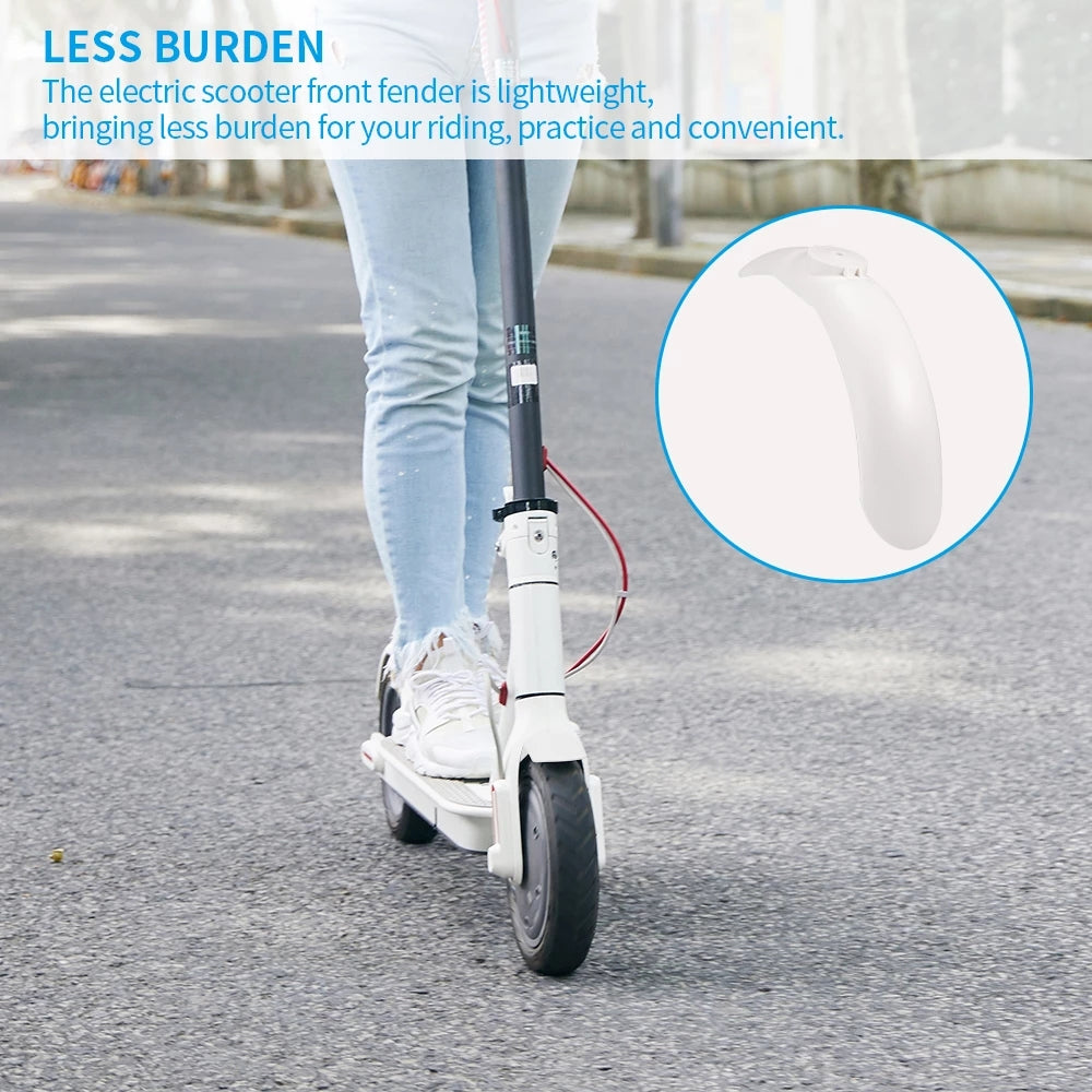 Parafango Anteriore Mijia Grigio per Scooter Xiaomi M365/Pro/Pro2/1S Pannello Scooter Antispruzzo in Plastica Parafango Anteriore Pneumatico Antispruzzo Parafango Ruota Parafango Base Parte Accessori Parafango Scooter Elettrico