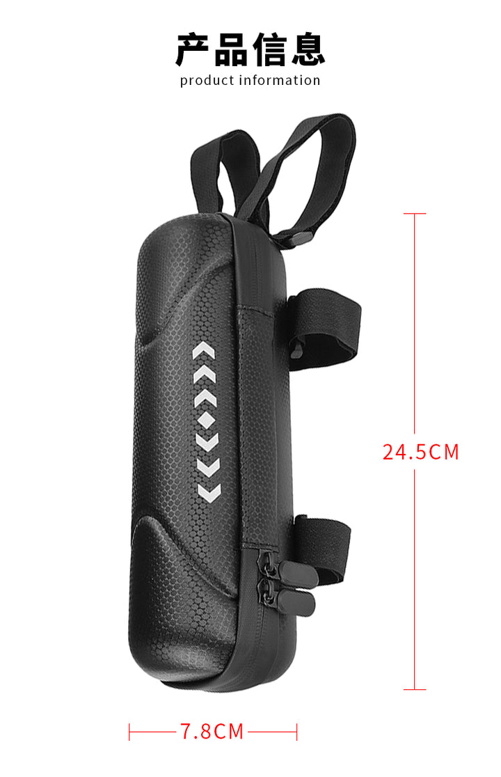 1L front Full Waterproof Bike Scooter Bag for Most Bicycles, Electric Bicycles, Electric Scooters, and Front Bike Bags Bike Kit Tool Bag Tank Hard Shell Water Bottle Cycling Repair Kit Tool Case Riding Equipment Bag Front Cycling Box Kettle Case