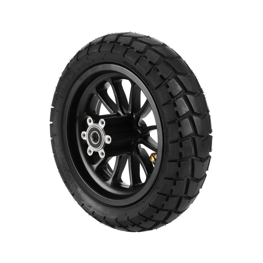 Kukirin A1 Front Wheel Rim Tire 10 inch 10*2.75-6.5 Wheel Original Scooter Drive Wheel Assembly Original 10x2.7-6.5 Front Wheel Assembly for KUGOO KIRIN A1 Kukirin A1 Electric Scooter Wheel Hub Tire Replace Spare Parts