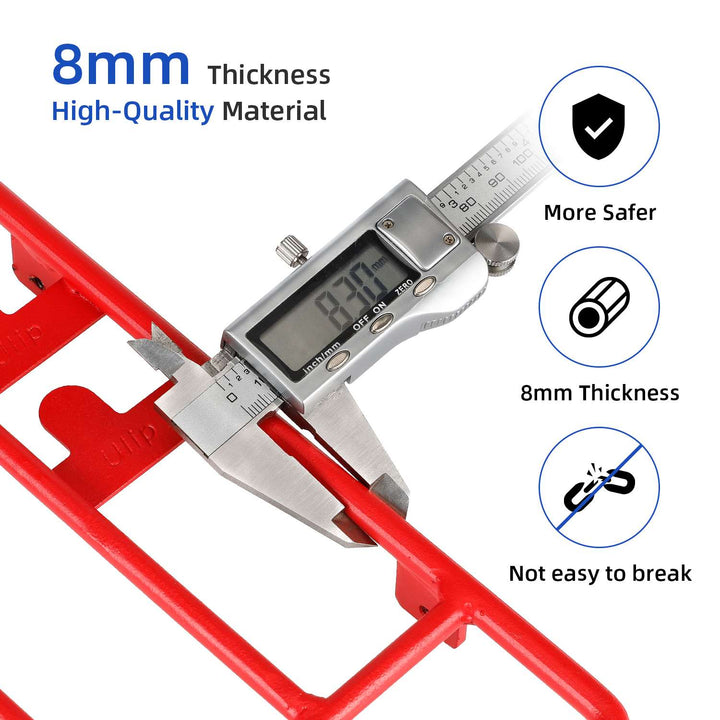 Scaffale portapacchi posteriore pieghevole rosso Ulip per monopattini Xiaomi M365 Pro PRO2 1S MI 3, portapacchi posteriore per E-Scooter, design compatto, leggero, per spazio di archiviazione aggiuntivo