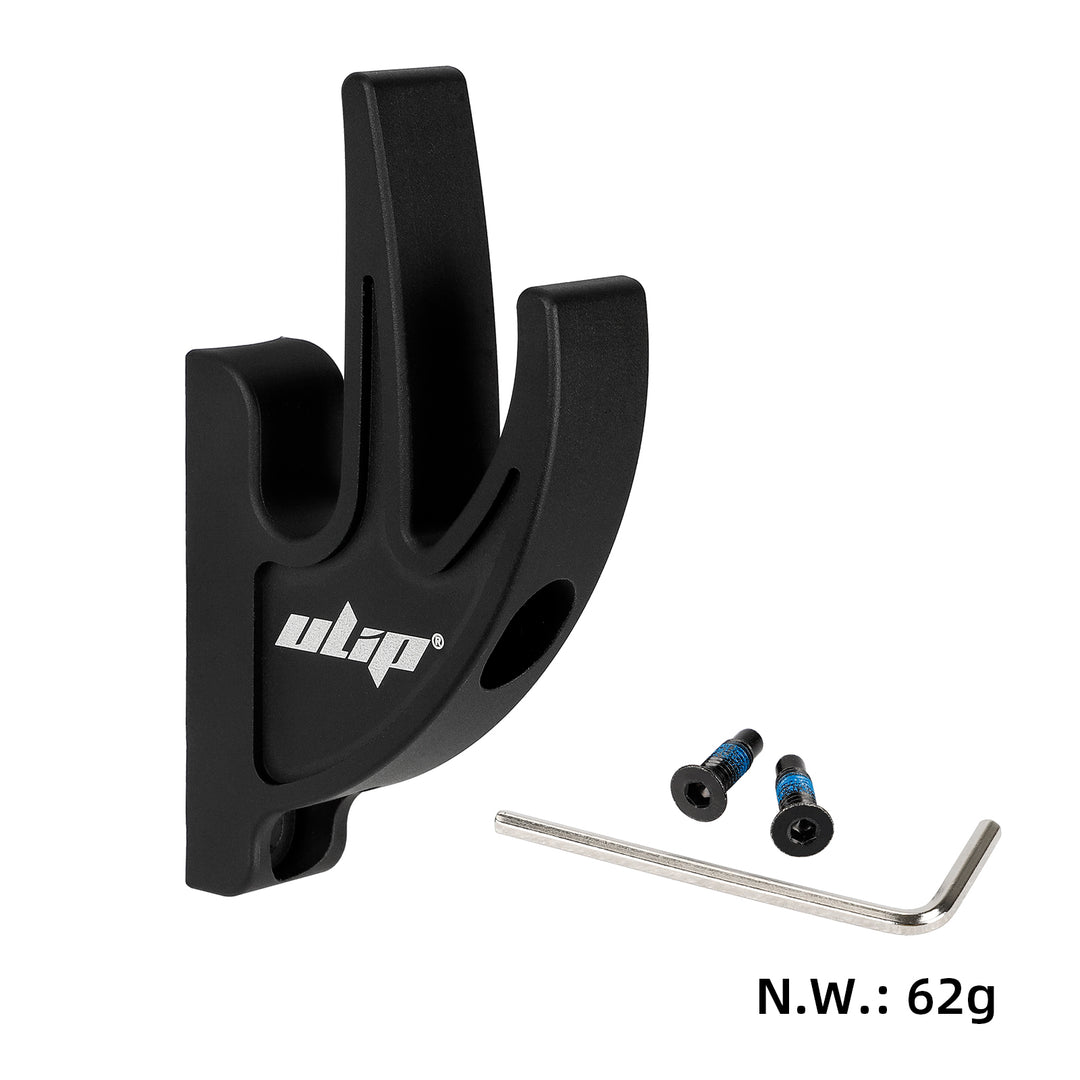 Ulip Black Front Metal Hook Storage Hook for Xiaomi M365 Pro 1S Pro2 Segway Ninebot GT1 GT2 Electric Scooter GT Series Scooter Accessories Parts