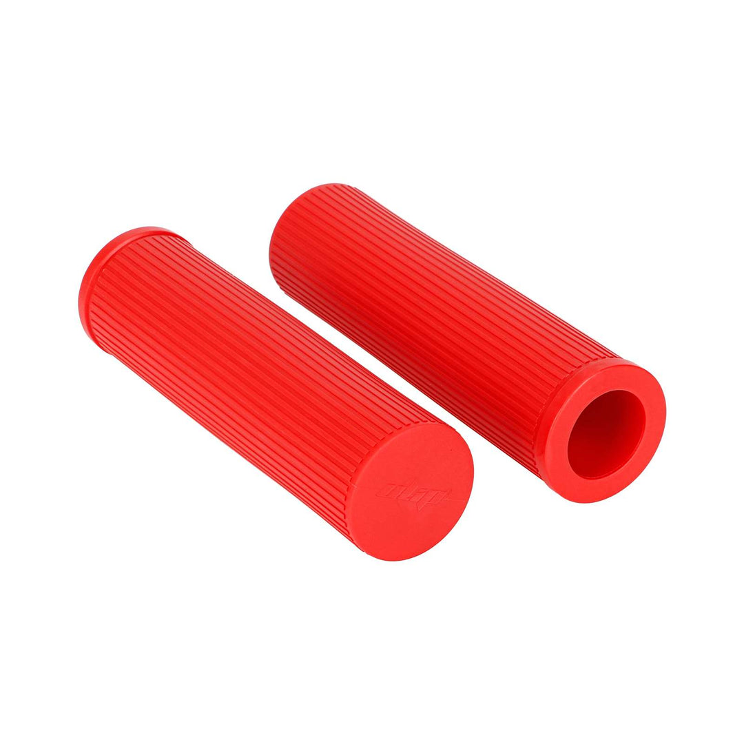 Ulip Red Handlebar Covers  without Slot for Bike and all of Scooters including Xiaomi 4 Pro Rubber Handlebar Grip for Xiaomi 4 Pro Scooter Anti-Slip Ergonomic Comfortable Electric Scooter Handle Cover Accessories Rubber Handle Bar Grips Handle