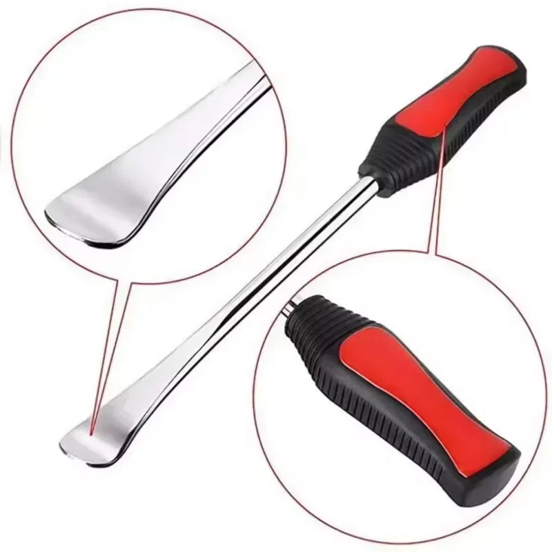 37cm Multi-functional Crowbar Pry Bar Electric Scooter Tire Installation Tool Tire Spoon Utility Tool Install Solid Tire Spoon Installation Tool Pry Bar Special Steel Multi-Functional Motorcycle Tire Pry Bar Lifting Rod Special Auto Repair Tool