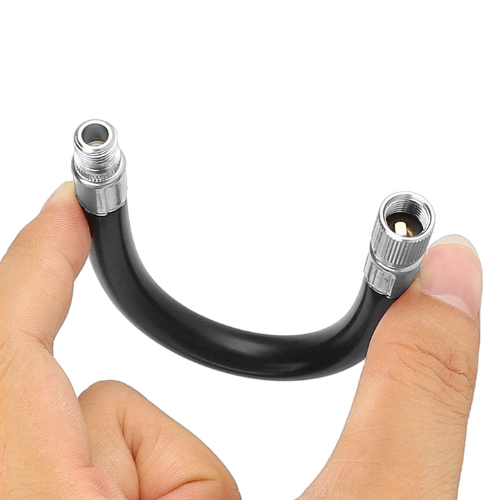 Black Extending Line for Pumping M365 Xiaomi Electric Scooter Extend Inflation Air Nozzle Electric Bicycle Inflation Assist Inflation Extend Nozzle