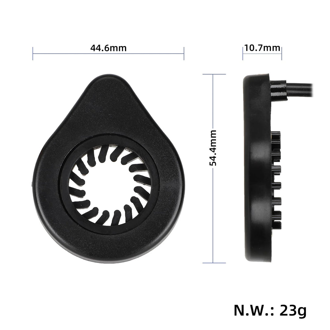 Left 12 Magnetic Booster Sensor Booster with Waterproof Plug Dual Hall Integrated Booster Integrated Wheel Throttle Tube Throttle 12 Magnet Compatible Assembly Dual Hall Easy Install Electric Scooter Sensorbicycle Accessories Booster Sensor Booster Dual