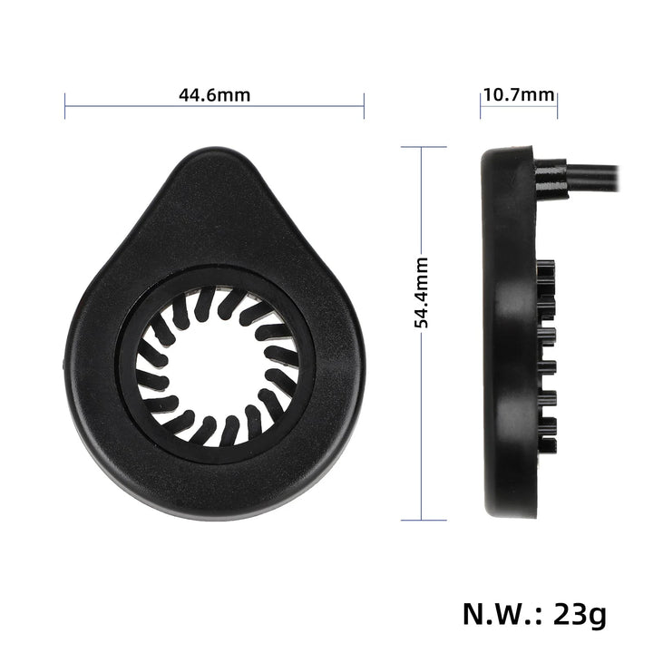 Left 12 Magnetic Booster Sensor Booster with Waterproof Plug Dual Hall Integrated Booster Integrated Wheel Throttle Tube Throttle 12 Magnet Compatible Assembly Dual Hall Easy Install Electric Scooter Sensorbicycle Accessories Booster Sensor Booster Dual