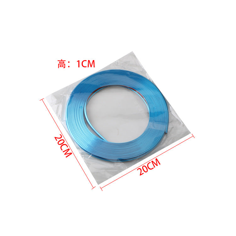 8M Electroplating Red Anti-collision Strip for Xiaomi M365 Pro 1S Scooter Bumper Strip with Electroplating Rubber for Bike 8M Car Decor Car Wheel Rim Protector Sticker Chrome Moulding Strip Trim Grille Bumper Decoration Tire Hub Lights Exterior