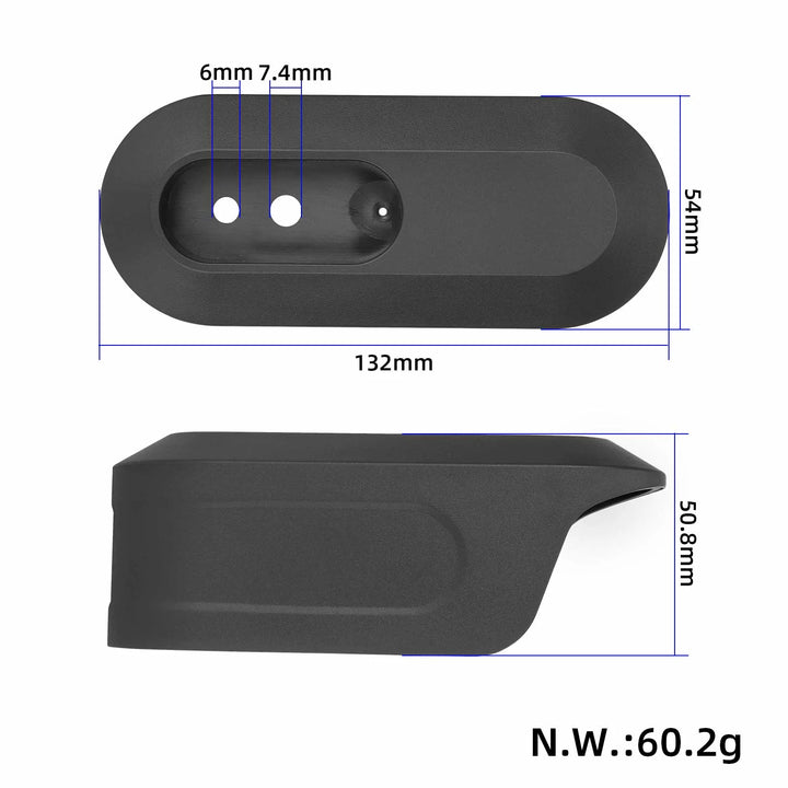 2 Pcs Xiaomi 5 Plus Front Decorative Cover Electric Scooter Shell Cover Plastic Cover Front Fork Shell Cover for Xiaomi 5 Plus Electric Scooter
