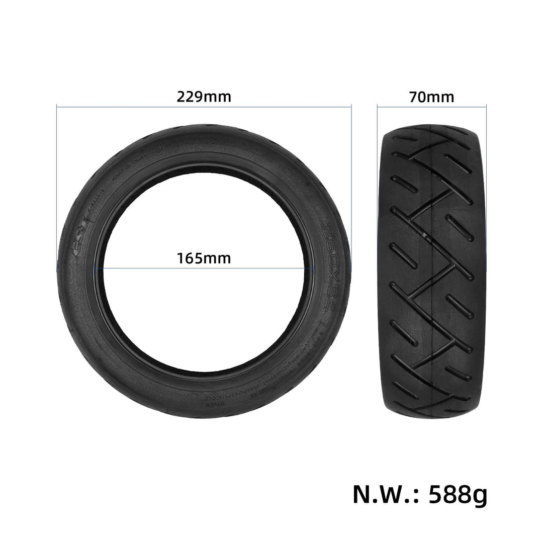 Pneumatico tubeless CST 250*64 per Xiaomi 4 Ultra e monopattino Navee S65 da 10 pollici, pneumatico tubeless sottovuoto 250x64 per monopattino elettrico Xiaomi 4 Ultra
