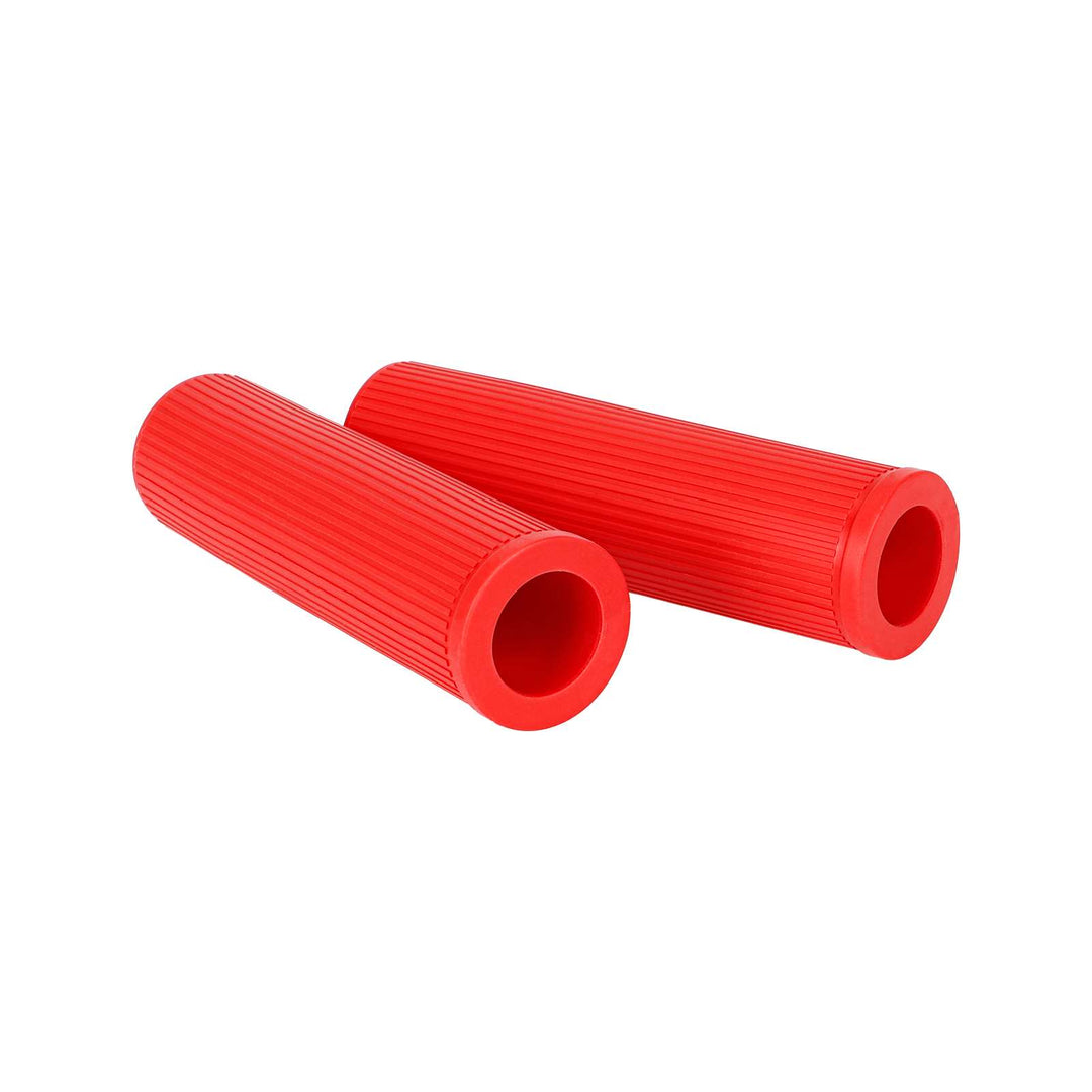 Ulip Red Handlebar Covers  without Slot for Bike and all of Scooters including Xiaomi 4 Pro Rubber Handlebar Grip for Xiaomi 4 Pro Scooter Anti-Slip Ergonomic Comfortable Electric Scooter Handle Cover Accessories Rubber Handle Bar Grips Handle