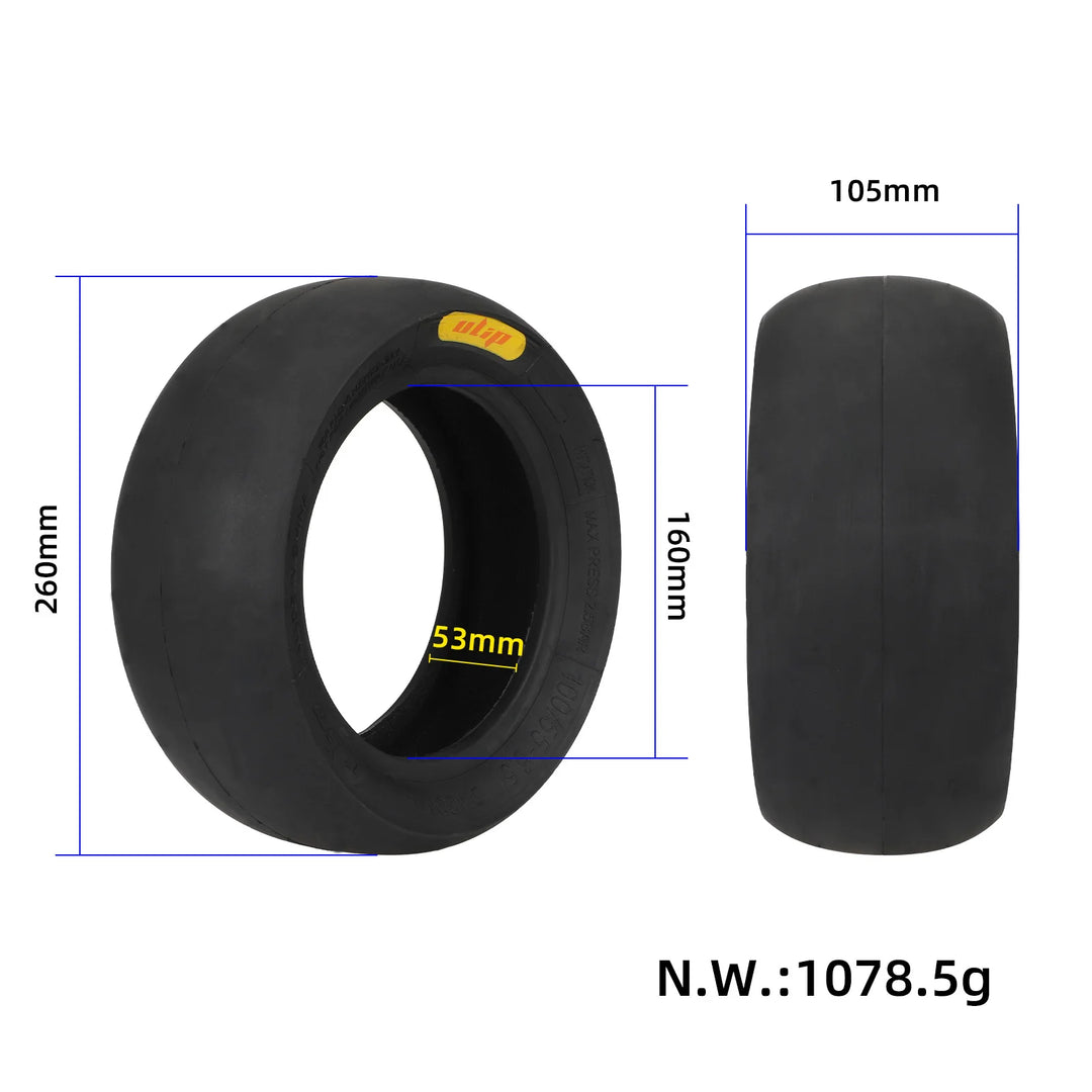 Pneumatici tubeless ULIP da 11 pollici 100/55-6.5 Semi-Hot Melt Athletic Bald per monopattino elettrico Dualtron Ultra2 THUNDER II Kaabo Wolf Warrior