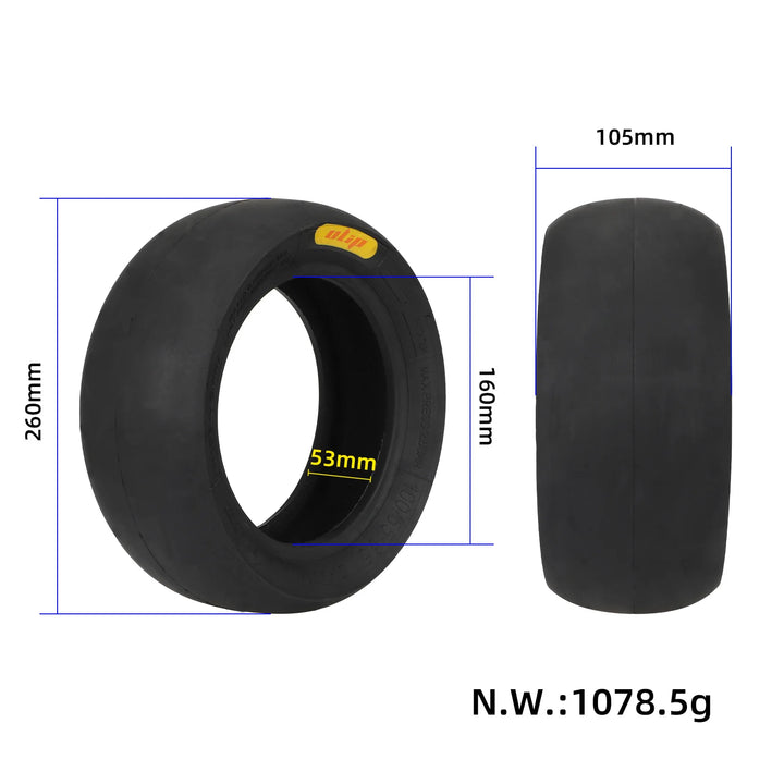 Pneumatici tubeless ULIP da 11 pollici 100/55-6.5 Semi-Hot Melt Athletic Bald per monopattino elettrico Dualtron Ultra2 THUNDER II Kaabo Wolf Warrior
