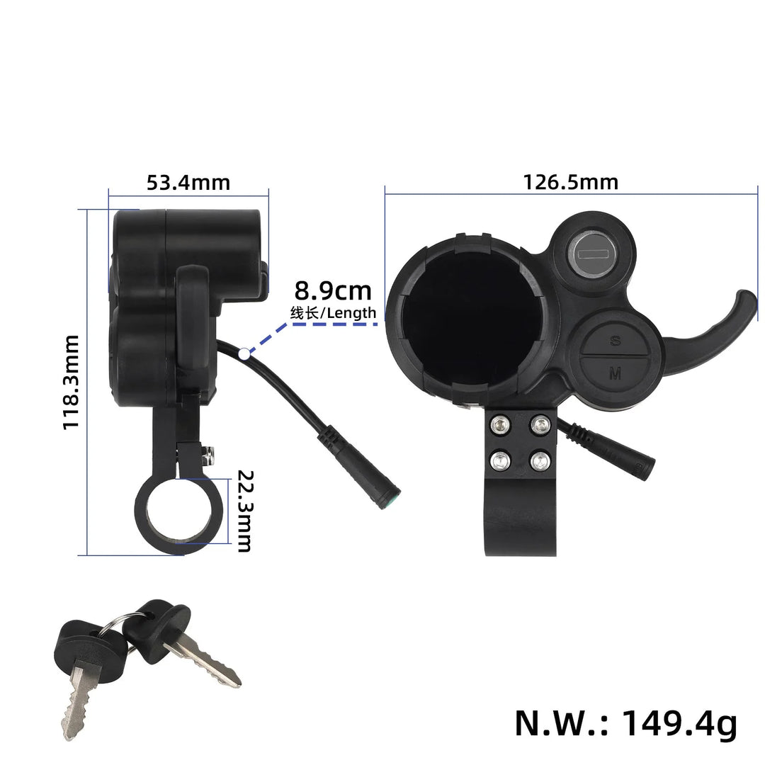 Display per Kukirin M4 Max Scooter Elettrico Strumento Universale Accessori Scheda di Controllo Elettrico Strumento di Comunicazione Dispositivo di Velocità con Acceleratore
