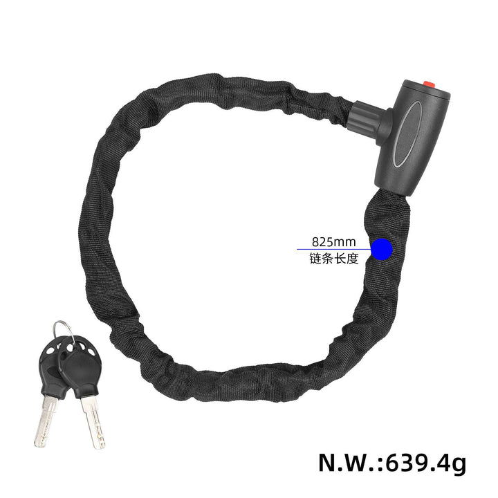 Anti-theft Bicycle Lock MTB Road Bike Safety Chain Lock With 2 Keys Outdoor Cycling Bicycle Accessories Bike Locks