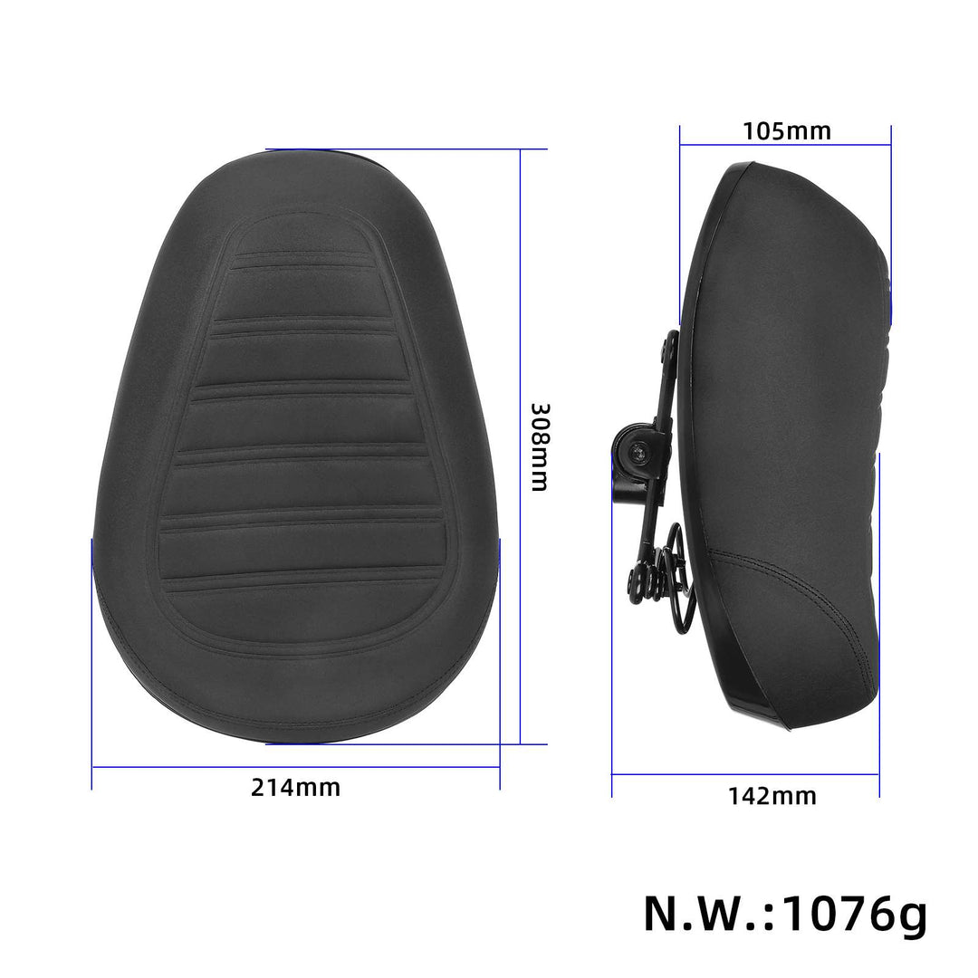 Sella Oversize Nera Ammortizzante Cuscino Sella Elettrica Bici Scooter Sella Elettrica Bici Sedia Bici Scooter Sella Sella Passeggero Impermeabile Universale