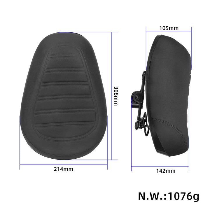 Sella Oversize Nera Ammortizzante Cuscino Sella Elettrica Bici Scooter Sella Elettrica Bici Sedia Bici Scooter Sella Sella Passeggero Impermeabile Universale
