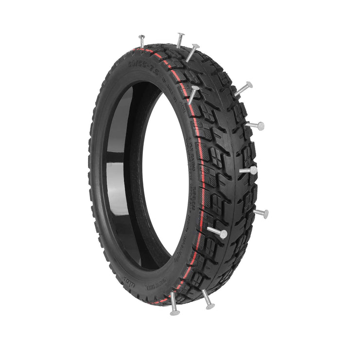ULIP 60/55-7.5 Tubeless Self Healing Tire with Valve for Segway Ninebot Max S90L Electric Scooter Built-in Self-repair Glue All Terrain Puncture Proof Rubber Tire 10 Inch Front Rear Wheel Replacement Part Quick Repair Tyres Scooters Explosion-Proof Tire