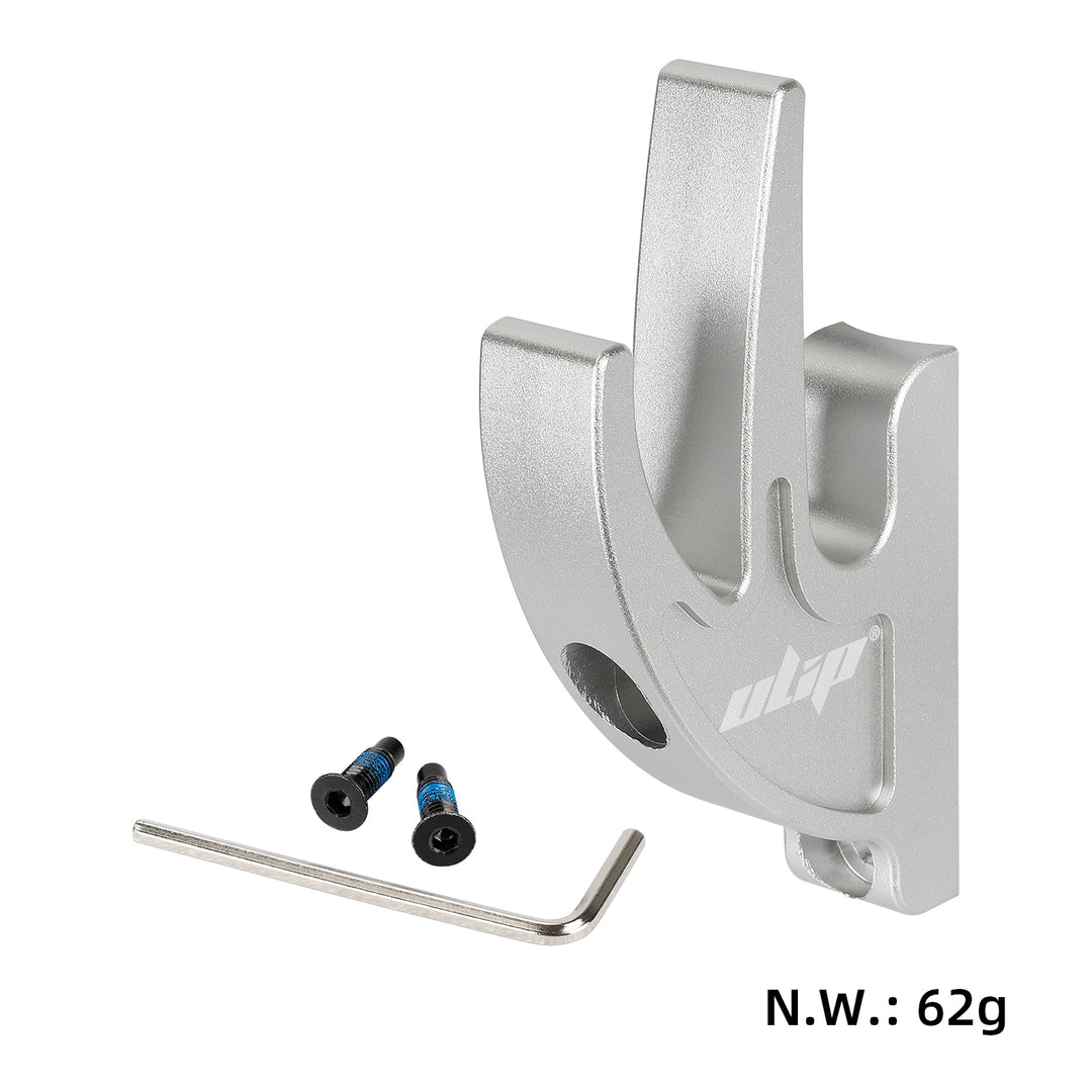 Ulip Black Front Metal Hook Storage Hook for Xiaomi M365 Pro 1S Pro2 Segway Ninebot GT1 GT2 Electric Scooter GT Series Scooter Accessories Parts