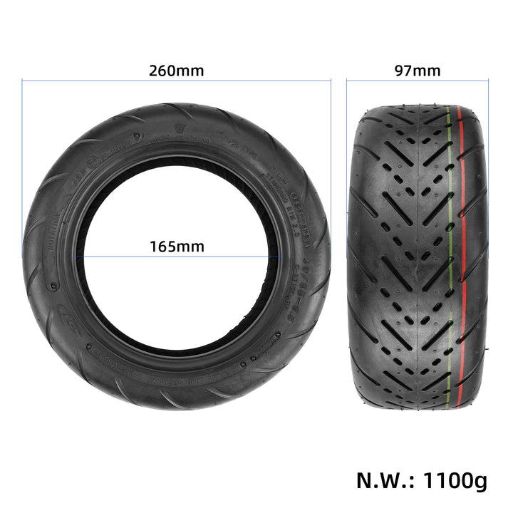 CST 90/65-6.5 Outer Tire for 11 Inch Electric Scooter 11 inch city Road Off-road Tire Inflatable Tubeless Tyre 90/65-6.5 for Dualtron Thunder Speedual Plus Zero 11X Electric Scooters