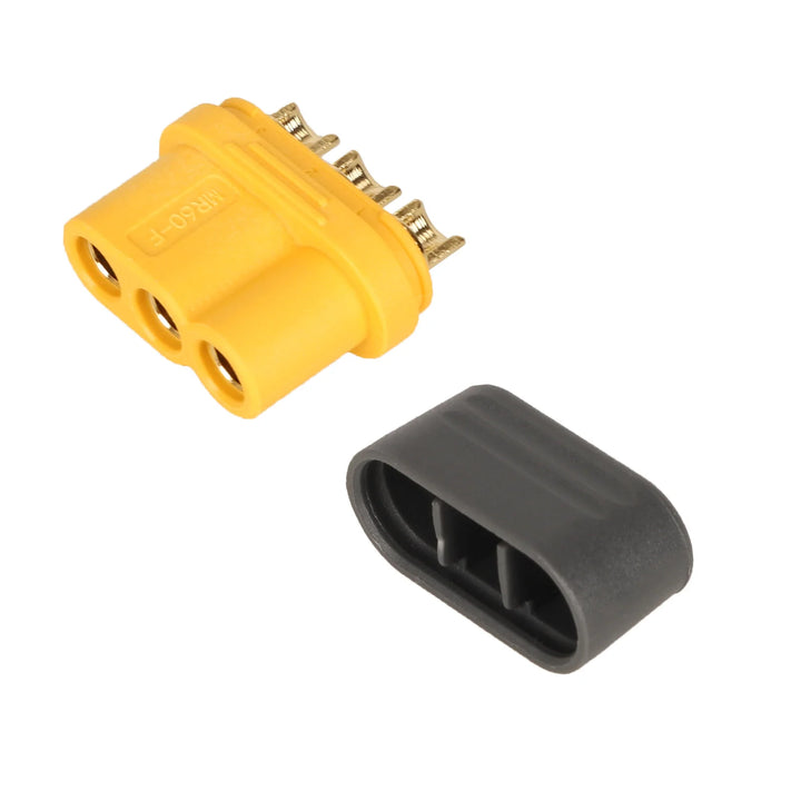 Amass MR60 Female Model Aircraft Plug 3Pin MR60 Female Model Aircraft Power Battery ESC 30A High Current Connector Cable