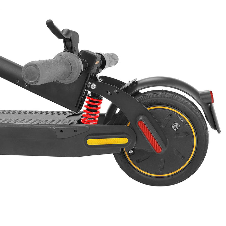Sospensione posteriore nero-rosso V2 per scooter G30 Max con brevetto Max G30LP G30LE G30E Sospensione posteriore Ammortizzatore posteriore con parafango posteriore con portatarga e luci posteriori ingrandite