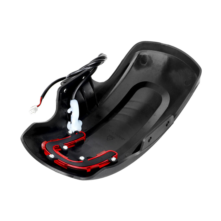 Kukirin A1 Electric Scooter Rear Fender with Taillight Waterproof and Dustproof Design Night Riding Warning and Mud and Water Splash Protection Components Rear Mudguard