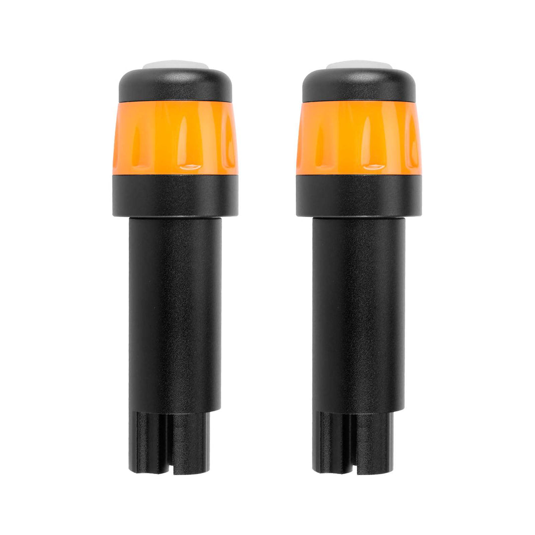Ulip Indicatori di direzione a LED Manopole Antiscivolo per Manubrio Prolunga per Manubrio Manopole per Ninebot Max G30 G30D/E/LP Monopattino Elettrico Kit di Impugnature in Silicone con Luce Estensibile Ricaricabile USB per Max G30