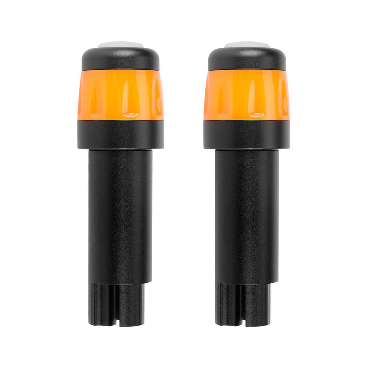 Ulip Indicatori di direzione a LED Manopole Antiscivolo per Manubrio Prolunga per Manubrio Manopole per Ninebot Max G30 G30D/E/LP Monopattino Elettrico Kit di Impugnature in Silicone con Luce Estensibile Ricaricabile USB per Max G30
