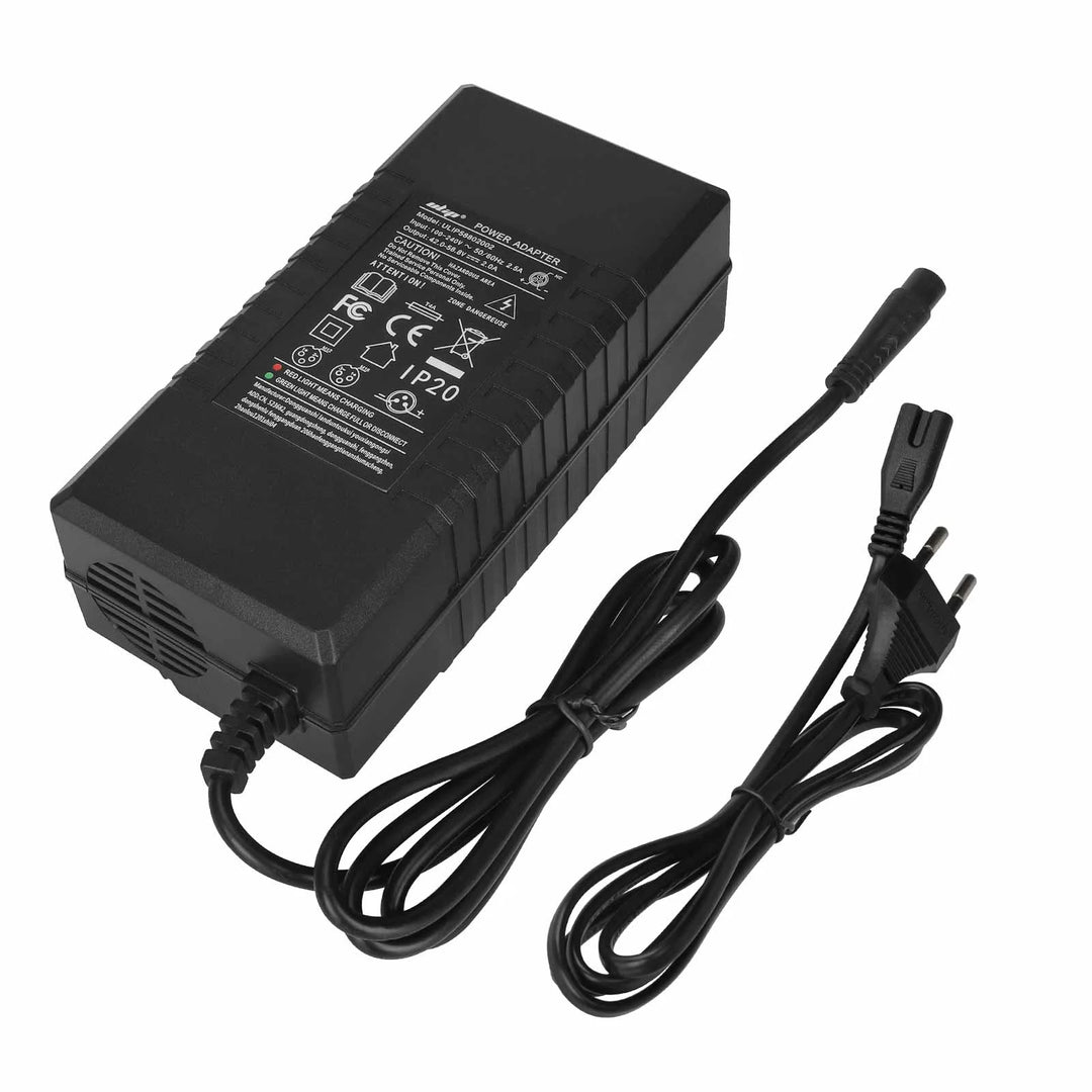 Caricabatterie Ulip 58.8V2A con testina LP16-3P piccola, spina EU, Ulip Small Eight Ming Head 58.8V2A, trasformatore standard europeo, caricabatterie per batteria scooter elettrico, adattatore di alimentazione
