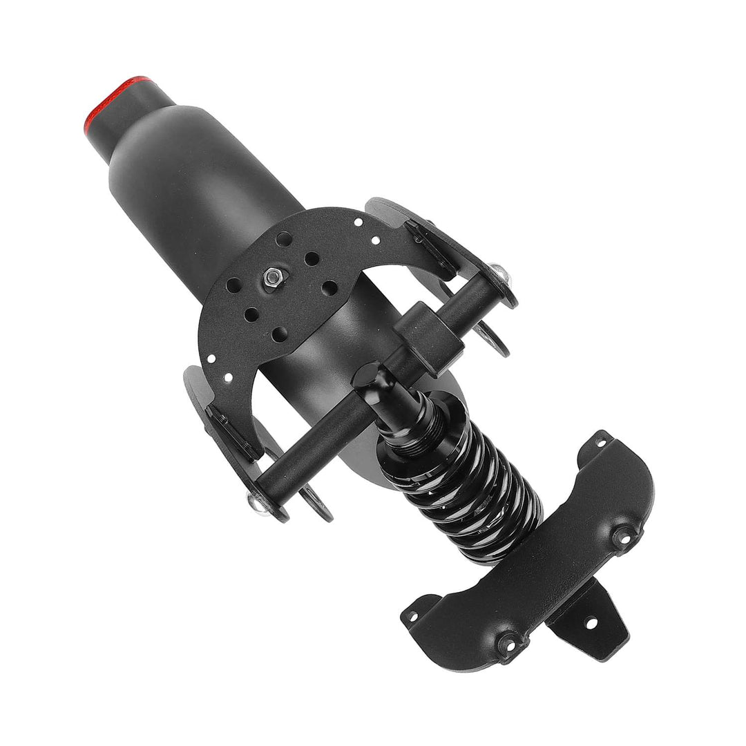 Black V2 rear suspension for G30 Max Scooter with PATENT Max G30LP/G30LE/G30E Rear Suspension Rear Shock Absorber with Rear Fender with License Plate and Enlarged Taillights