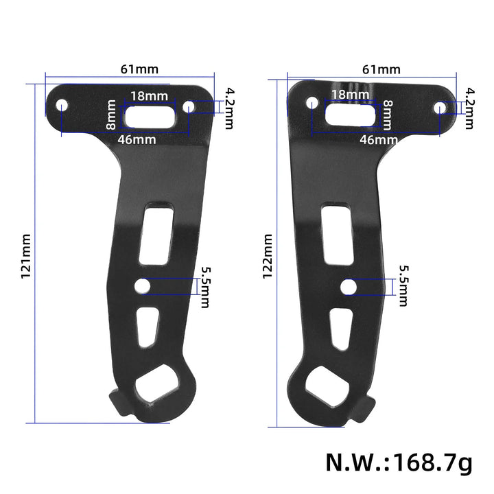 Supporto parafango posteriore sinistro e destro per scooter elettrico Kukirin G2 Master Staffa parafango ruota Supporto parafango Pezzi di ricambio