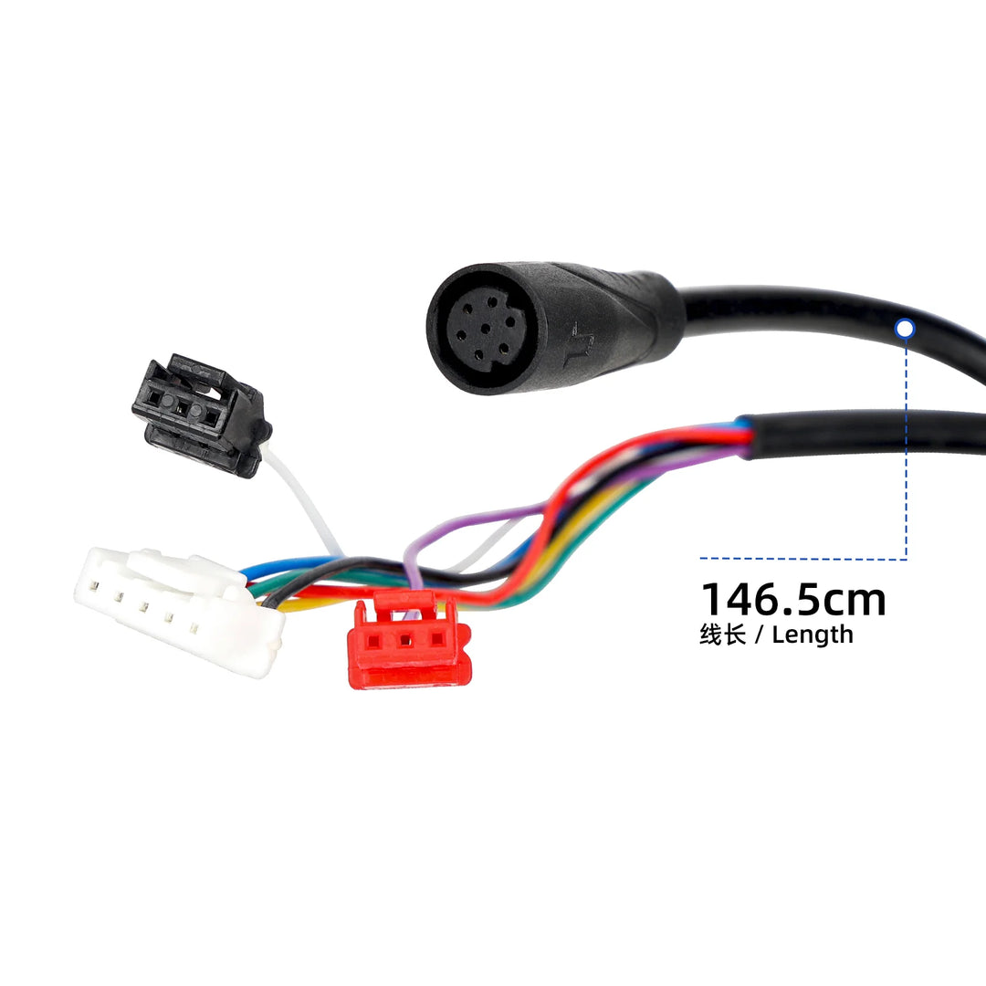 Kukirin A1 Original Integrated Cable For KuKirin A1 Electric Scooter Control Integrated Wire Harness Data Line Replace Parts A1 Electric Scooter Integrated Cable Multiple Interfaces Connection Short Circuit and Leakage Protection Components