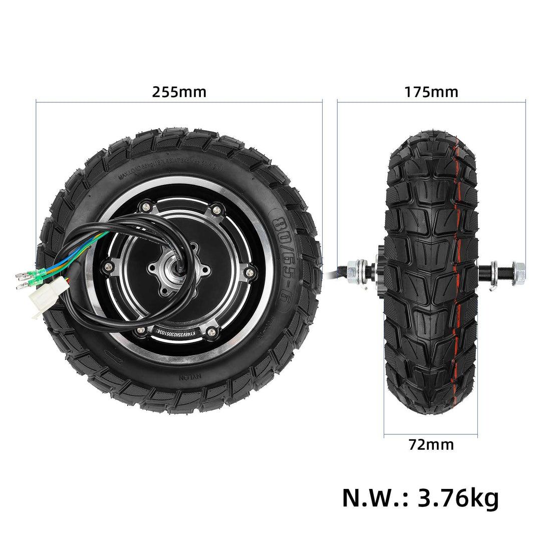 Motore ruota da 48V 500W con pneumatico e camera d&