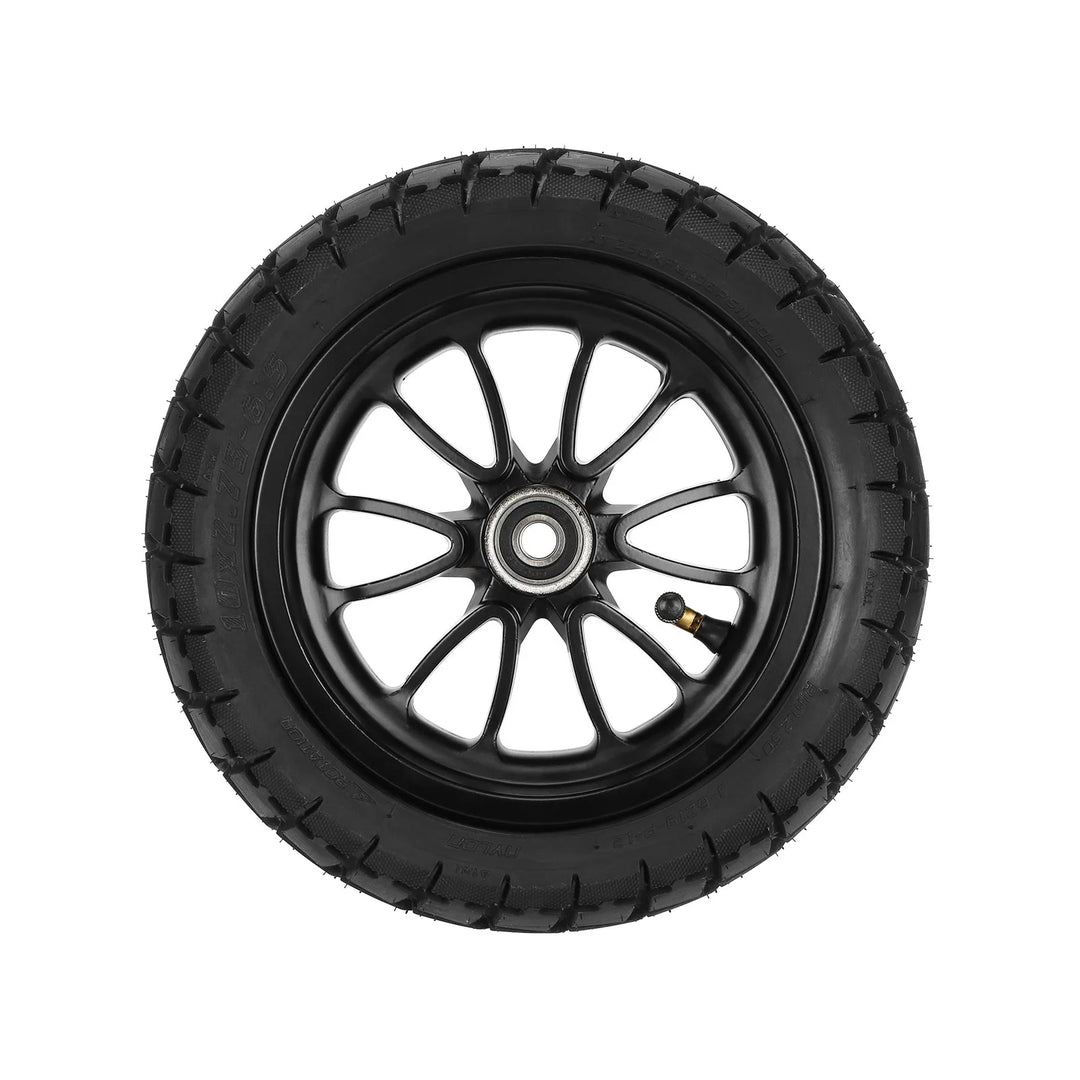 Kukirin A1 Front Wheel Rim Tire 10 inch 10*2.75-6.5 Wheel Original Scooter Drive Wheel Assembly Original 10x2.7-6.5 Front Wheel Assembly for KUGOO KIRIN A1 Kukirin A1 Electric Scooter Wheel Hub Tire Replace Spare Parts